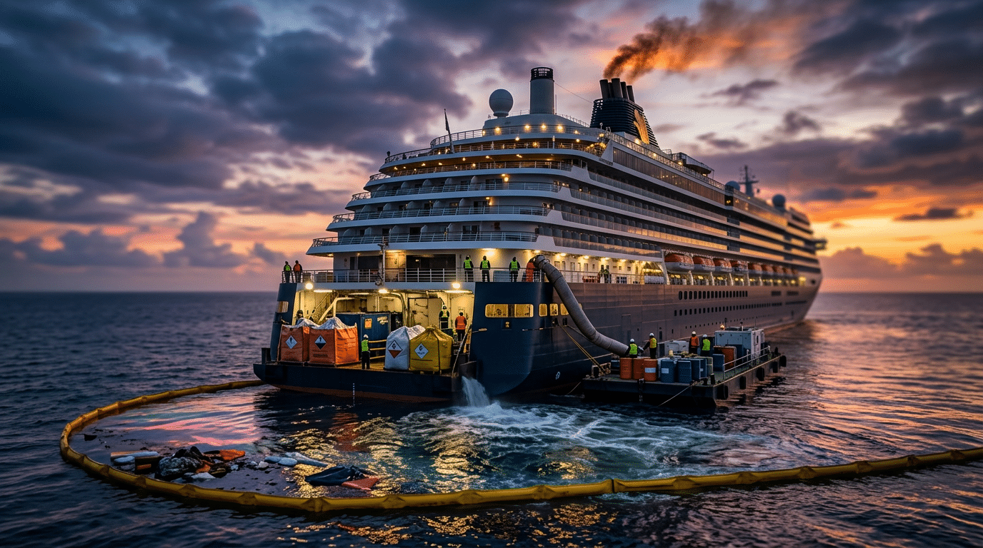 Waste Management and Pollution Practices at Sea