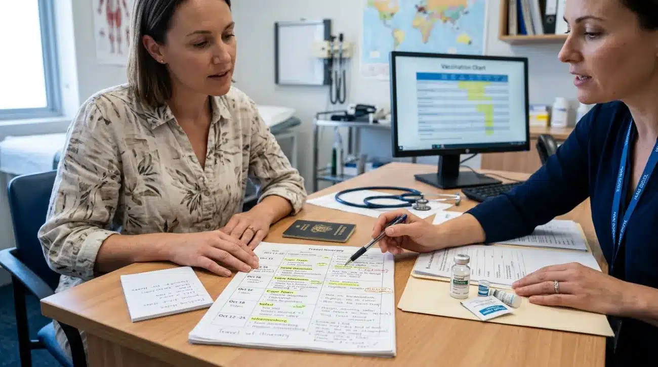 Start With a Pretravel Health Visit and a Realistic Itinerary